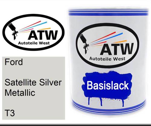 Ford, Satellite Silver Metallic, T3: 1L Lackdose, von ATW Autoteile West.